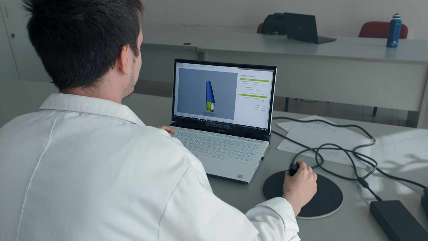 The James Dyson Award winner for Italty, D-pulp